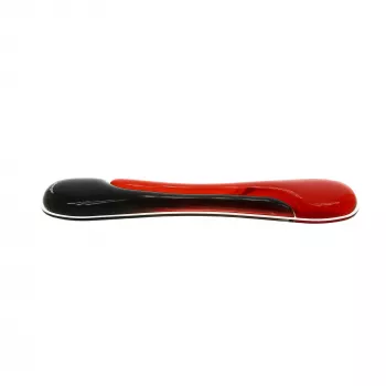 Kensington Duo Gel plaukstas balsts tastatūrai — sarkans/melns, gēls, 240 mm