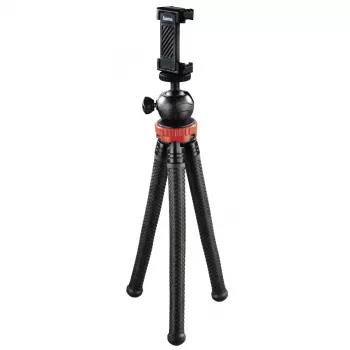 Hama “FlexPro” statīvs viedtālrunim / action kamerai 3 kājas Melns, Sarkans