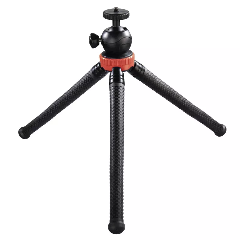 Hama “FlexPro” statīvs viedtālrunim / action kamerai 3 kājas Melns, Sarkans
