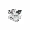 Daļēji iebūvējamā trauku mazgājamā mašīna WHIRLPOOL WIC 3C26 F — 60 cm, 14 komplekti, 46 dB, Energoklase E