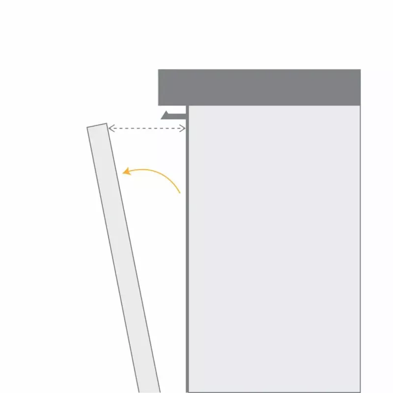 Daļēji iebūvējamā trauku mazgājamā mašīna WHIRLPOOL WIC 3C26 F — 60 cm, 14 komplekti, 46 dB, Energoklase E