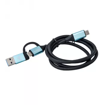 USB-C kabelis uz USB-C ar integrētu USB 3.0 adapteri i-tec C31USBCACBL
