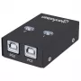 Manhattan 162005 USB 2.0 automātiskais 2 portu slēdzis, 480 Mbps