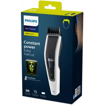 Philips 5000 sērija HC5610/15 matu griezējs Melns, Balts 28 NiMH