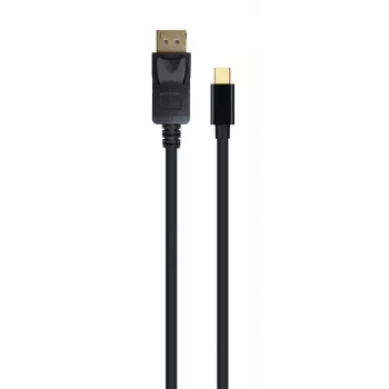 GEMBIRD Mini DisplayPort uz DisplayPort digitālā saskarnes kabelis 2.0m - Melns