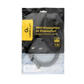GEMBIRD Mini DisplayPort uz DisplayPort digitālā saskarnes kabelis 2.0m - Melns