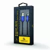 Cablexpert CC-USB2J-AMLM-1M-BL Lightning kabelis 1m, zils