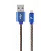 Lightning kabelis Cablexpert CC-USB2J-AMLM-2M-BL, 2 m, zils