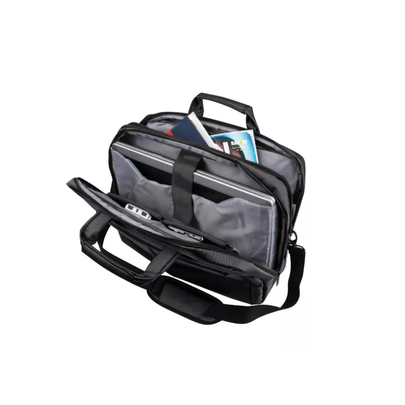 Natec Gazelle NTO-0809 soma portatīvajam datoram 15,6–16 collu (39,6 cm), ar plecu siksnu, melna