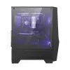 MSI MAG FORGE 100M Mid Tower Gaming datora korpuss 'Melns, 2x 120mm RGB PWM ventilators, 1x 120mm ventilators, 1-6 RGB Hub, Rūdīta stikla panelis, ATX, mATX, mini-ITX'