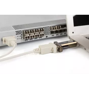 DIGITUS USB 2.0 uz seriālo pārveidotājs, DSUB 9M ar USB A kabeli 80 cm