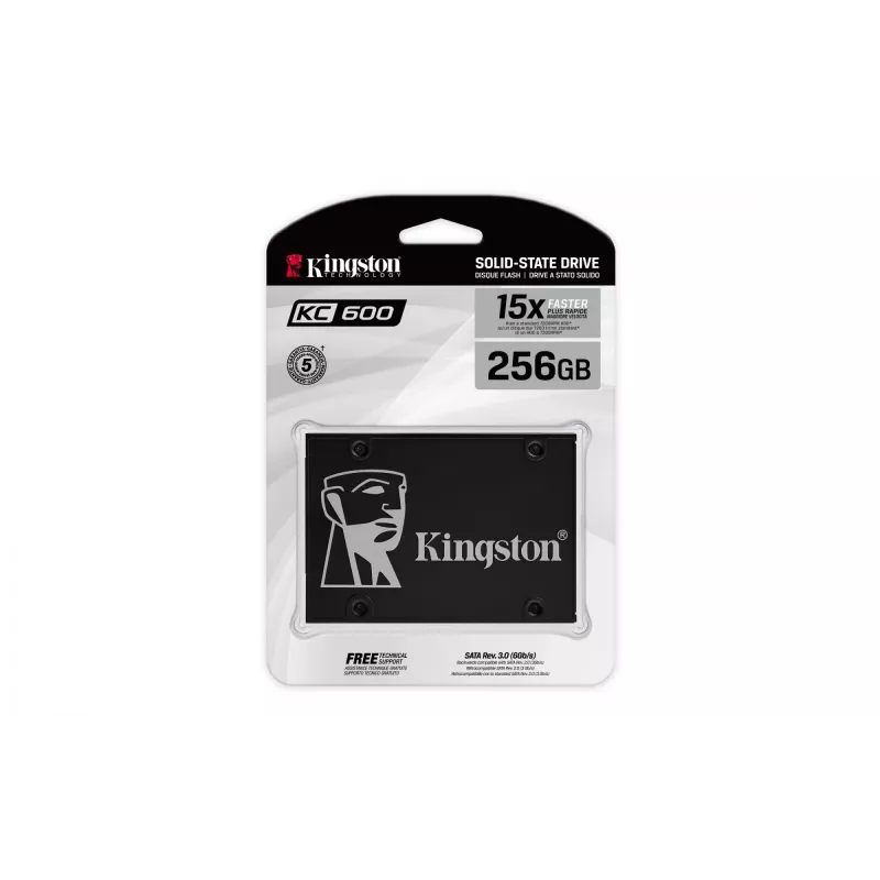 Kingston KC600 256GB SATA3 2.5 inch SSD