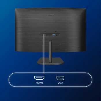 Philips E Line 271E1SCA/00 27 collu izliekts monitors, Full HD, melns