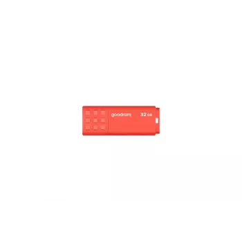 USB zibatmiņa GOODRAM UME3 32GB USB Type-A 3.2 Gen 1, oranža, 59.6×20.6×9.2 mm