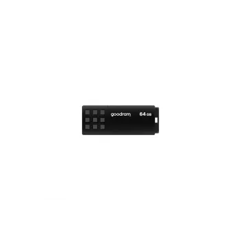 USB zibatmiņa GOODRAM UME3 64 GB USB Type-A 3.2 Gen 1, lasīšana 60 MB/s, rakstīšana 20 MB/s, melna