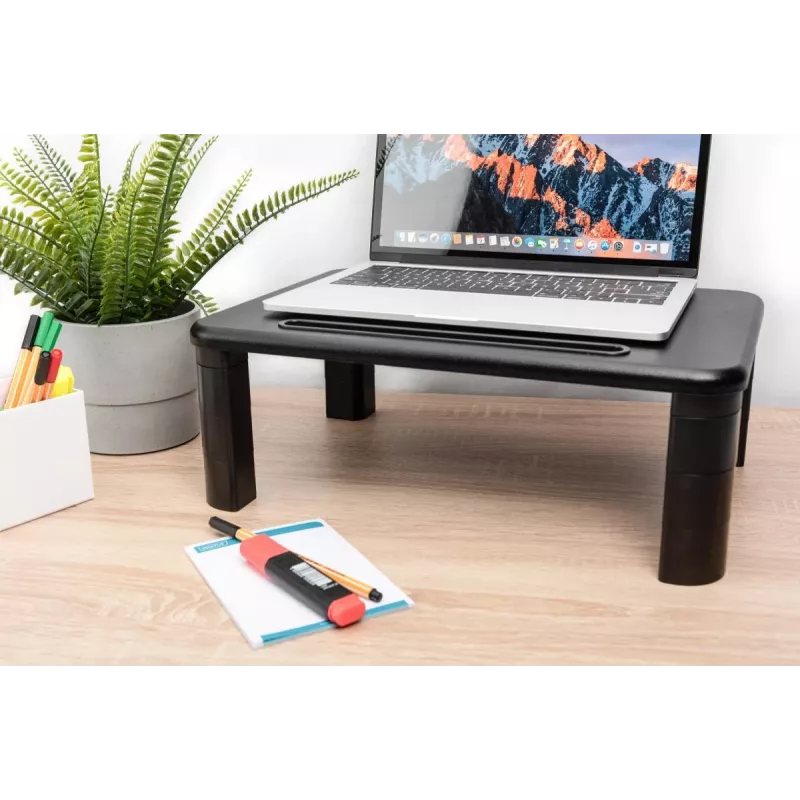 DIGITUS regulējams galda monitora paaugstinātājs 400x280x143mm; maksimālā slodze līdz 10 kg