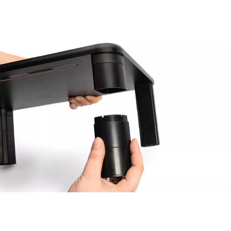 DIGITUS regulējams galda monitora paaugstinātājs 400x280x143mm; maksimālā slodze līdz 10 kg
