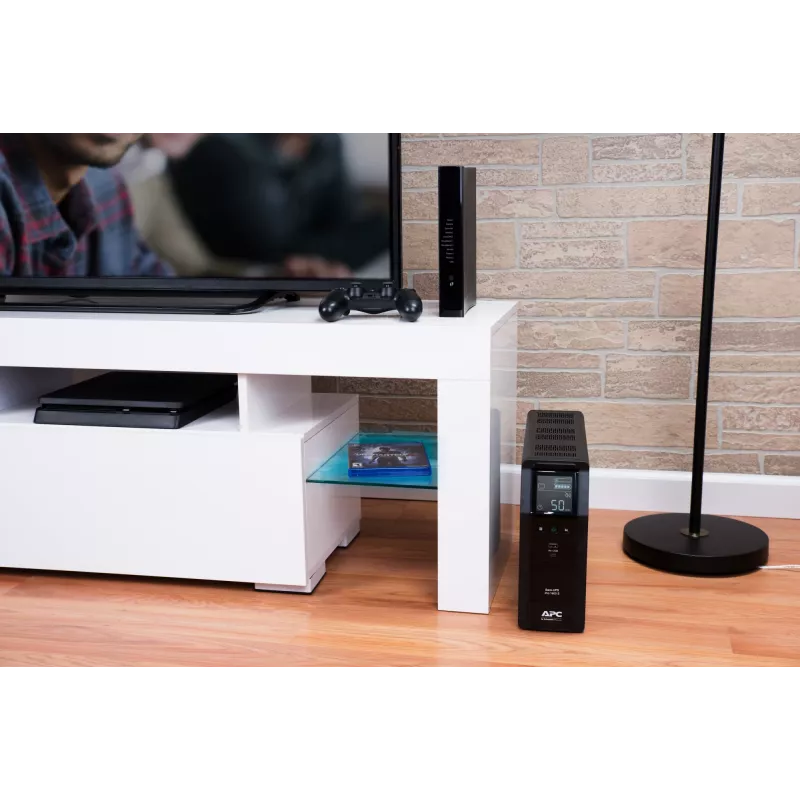 APC Back-UPS Pro 1600VA/960W tornis, 230V, 8x IEC C13, sinusoida, AVR, USB A+C, LCD, nomaināms akumulators