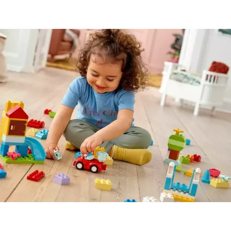LEGO DUPLO 10914 Deluxe klucīšu kastīte, 85 detaļas, no 1,5 gadiem