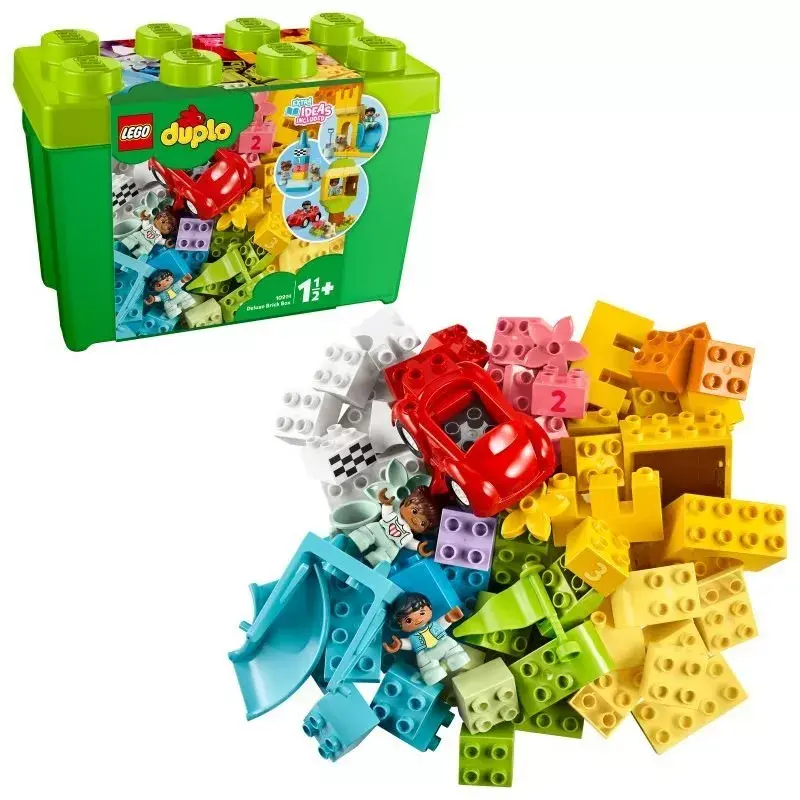 LEGO DUPLO 10914 Deluxe klucīšu kastīte, 85 detaļas, no 1,5 gadiem