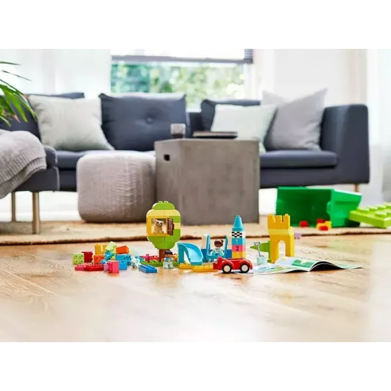 LEGO DUPLO 10914 Deluxe klucīšu kastīte, 85 detaļas, no 1,5 gadiem