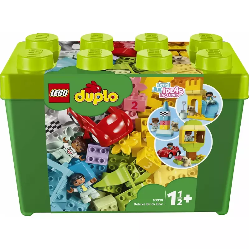 LEGO DUPLO 10914 Deluxe klucīšu kastīte, 85 detaļas, no 1,5 gadiem
