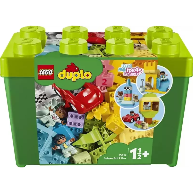 LEGO DUPLO 10914 Deluxe klucīšu kastīte, 85 detaļas, no 1,5 gadiem