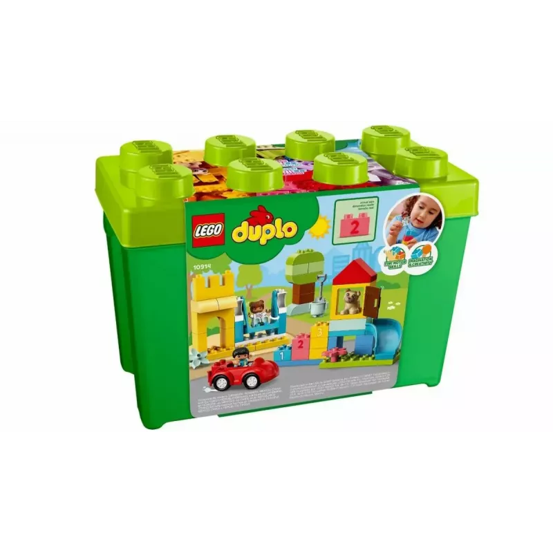 LEGO DUPLO 10914 Deluxe klucīšu kastīte, 85 detaļas, no 1,5 gadiem