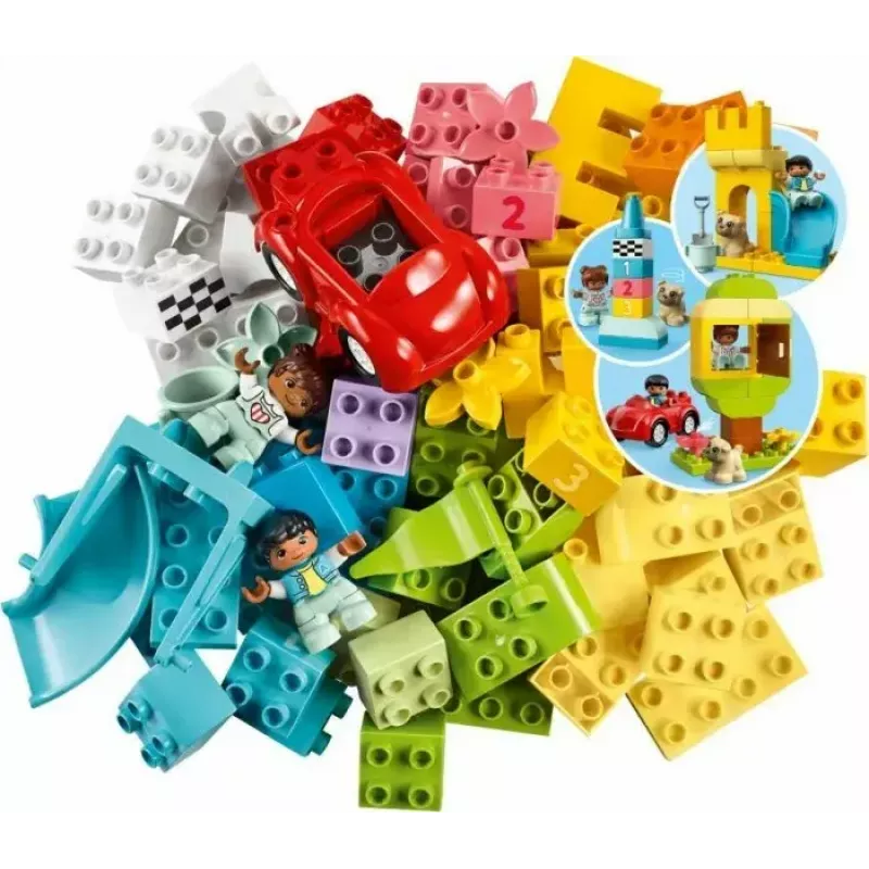 LEGO DUPLO 10914 Deluxe klucīšu kastīte, 85 detaļas, no 1,5 gadiem