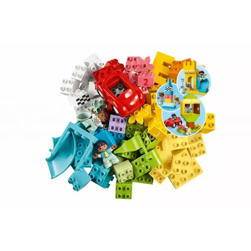 LEGO DUPLO 10914 Deluxe klucīšu kastīte, 85 detaļas, no 1,5 gadiem