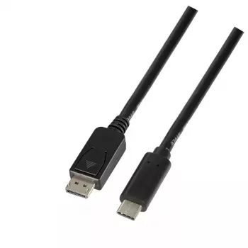 Video kabeļa adapteris LogiLink UA0336 3m USB-C–DisplayPort melns