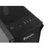 GENESIS Irid 503 ARGB Micro Tower Melns, Caurspīdīgs