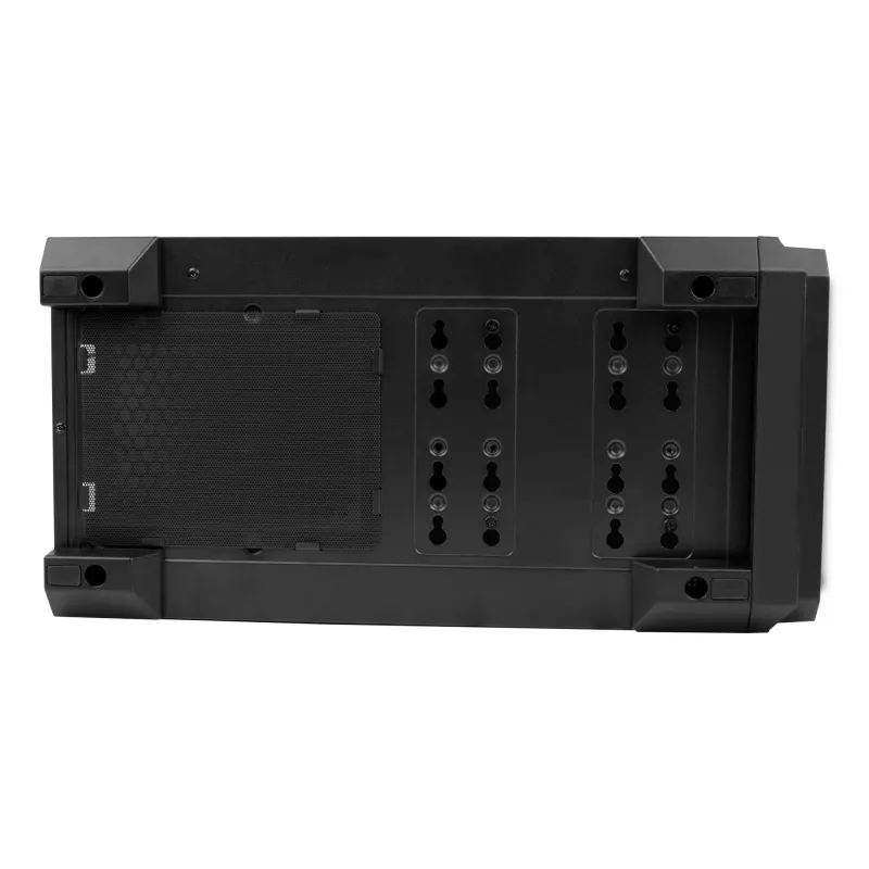 GENESIS Irid 503 ARGB Micro Tower Melns, Caurspīdīgs