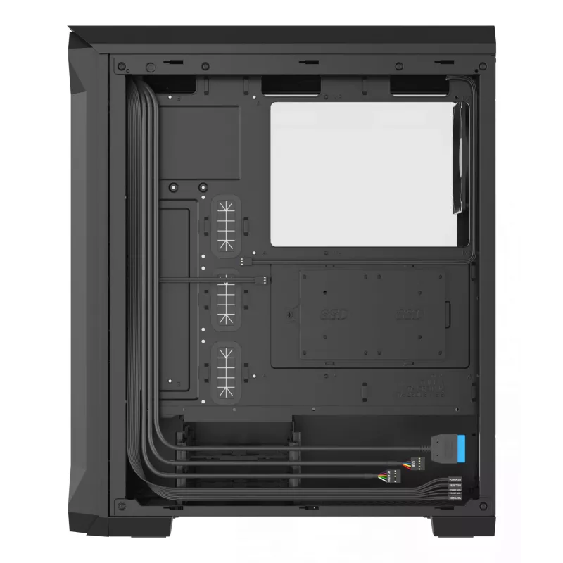 GENESIS Irid 505 Midi Tower Melns