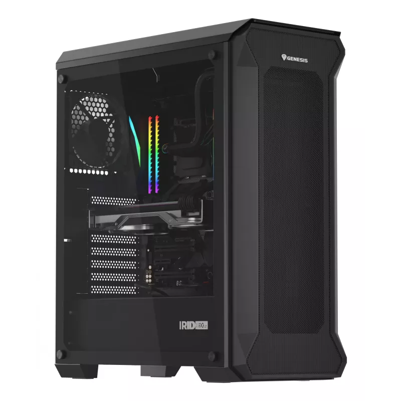 GENESIS Irid 505 Midi Tower Melns