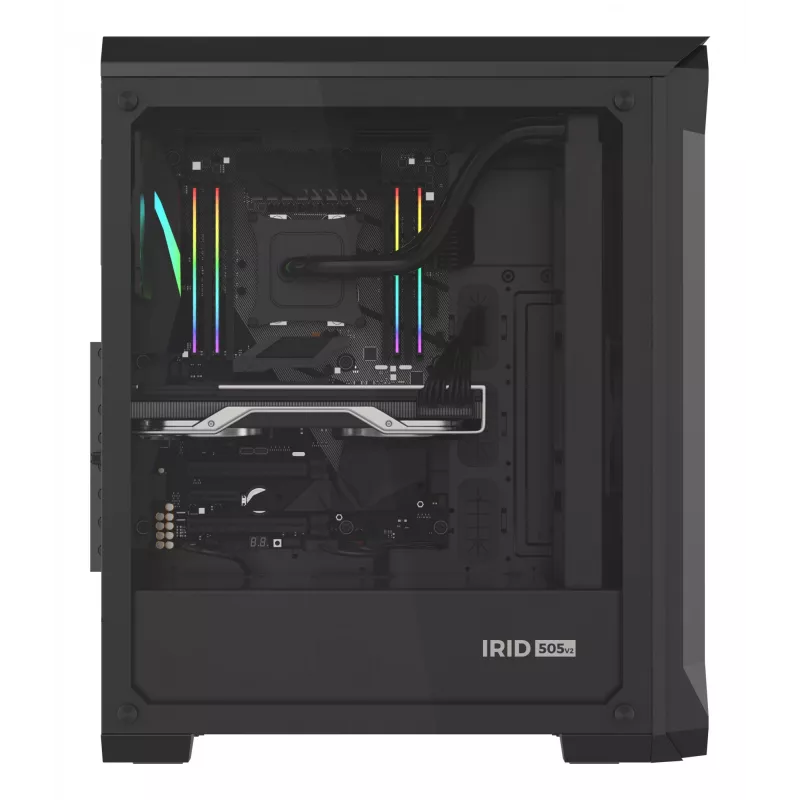 GENESIS Irid 505 Midi Tower Melns