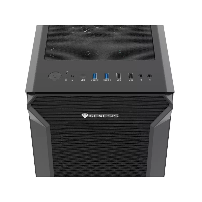 GENESIS Irid 505 Midi Tower Melns