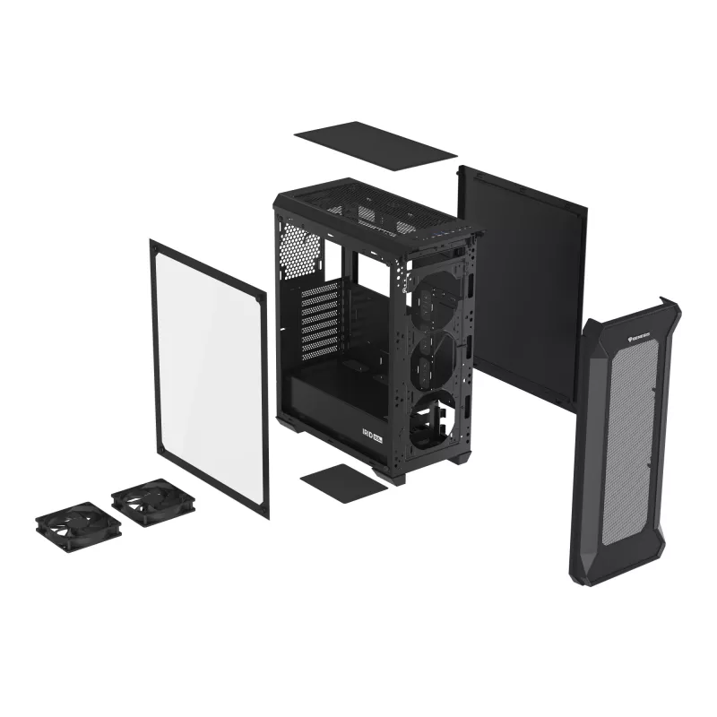 GENESIS Irid 505 Midi Tower Melns