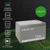 Qoltec 53049 AGM akumulators 12V 12Ah, pelēks, 150×98×95 mm