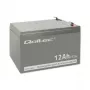Qoltec 53049 AGM akumulators 12V 12Ah, pelēks, 150×98×95 mm