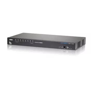 ATEN CS1798 8 portu USB-HDMI KVM slēdzis ar USB perifērijas portu, 1920 x 1200 pikseļi, WUXGA, 8.56 W, Melns
