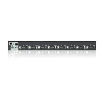 ATEN CS1798 8 portu USB-HDMI KVM slēdzis ar USB perifērijas portu, 1920 x 1200 pikseļi, WUXGA, 8.56 W, Melns