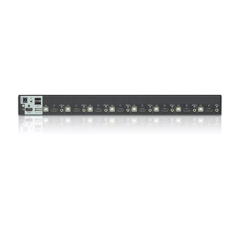 ATEN CS1798 KVM pārslēgs ar 8 portiem, USB HDMI/audio, 1920 x 1200 (WUXGA), USB 2.0 centrmezgls, uzstādāms statnē