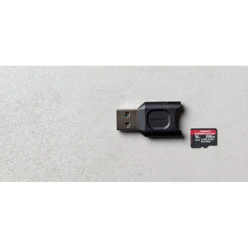 Kingston Technology MobileLite Plus karšu lasītājs USB 3.2 Gen 1 (3.1 Gen 1) Type-A Melns