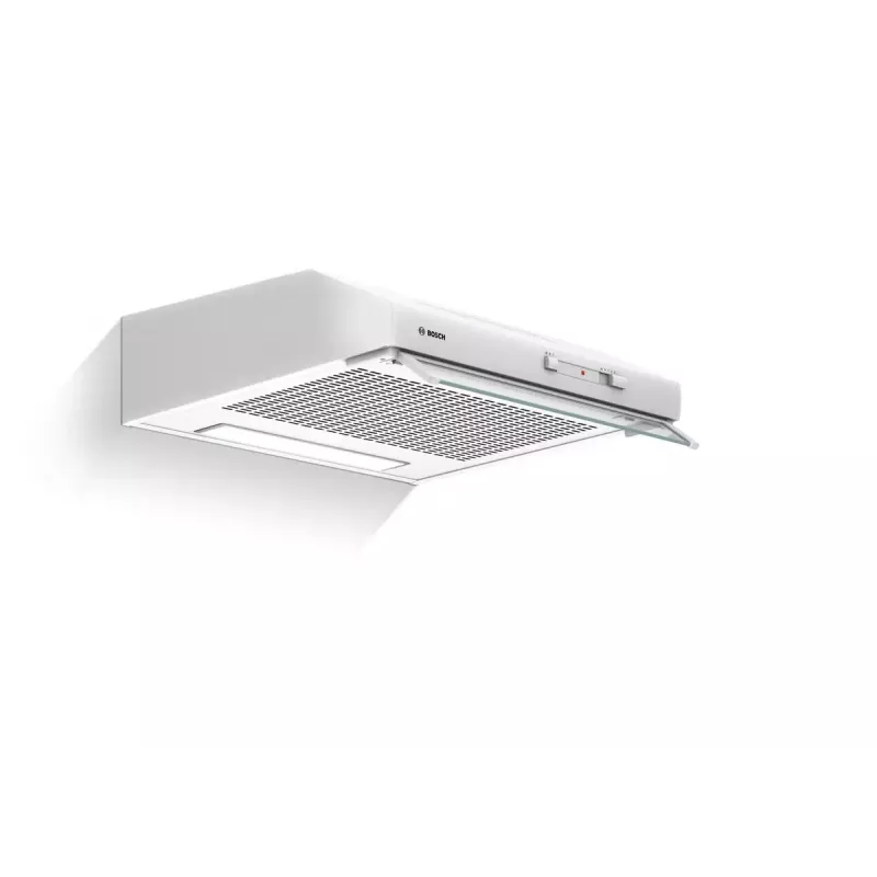 Sienas nosūcējs Bosch Serie 2 DUL62FA21, 600 mm, balts, 3 ātrumi, 250 m³/h, flīsa filtrs