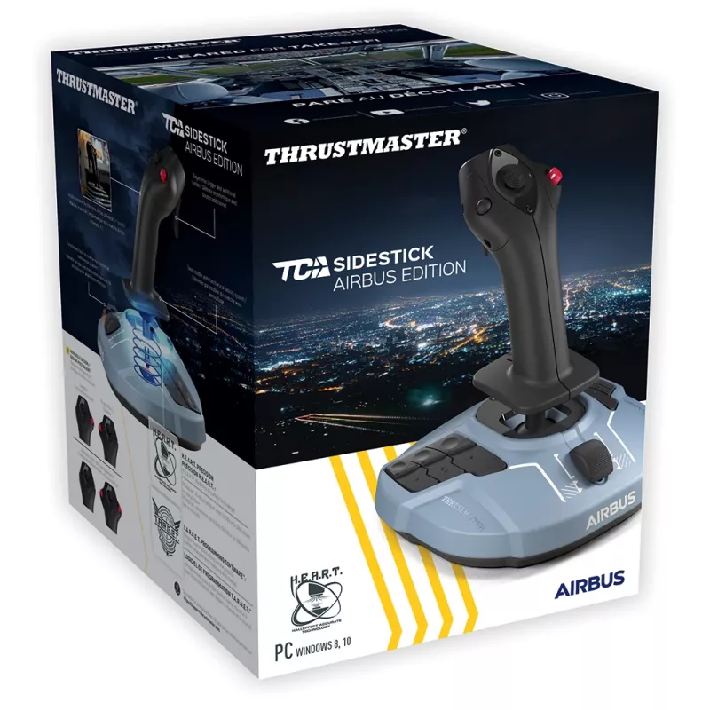 Thrustmaster TCA Sidestick Airbus Edition Black, Blue USB Joystick PC