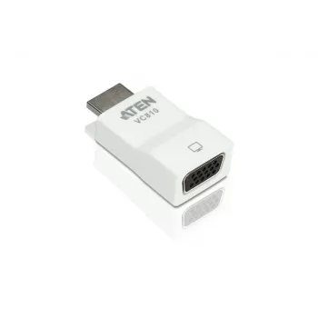 ATEN VC810 HDMI–VGA pārveidotājs, balts, plastmasa, 1920 × 1200 pikseļi, 1080p