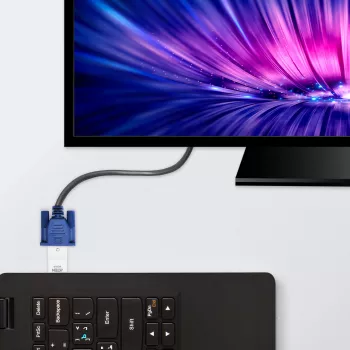 ATEN VC810 HDMI–VGA pārveidotājs, balts, plastmasa, 1920 × 1200 pikseļi, 1080p