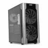 Korpuss IBOX Chiron ZH68 Gaming, ATX Midi-Tower, EATX atbalsts, melns, sānu logs, apgaismojums