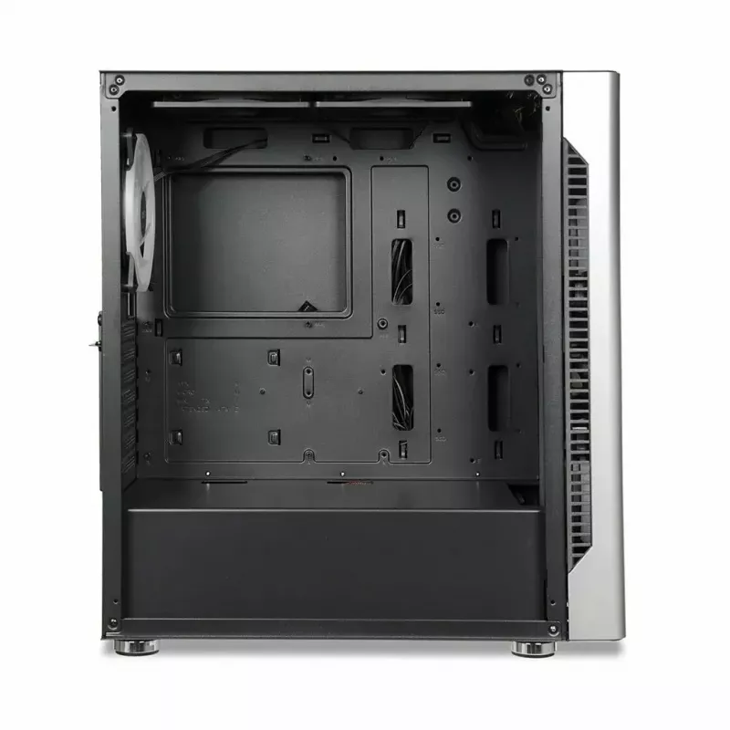 Korpuss IBOX Chiron ZH68 Gaming, ATX Midi-Tower, EATX atbalsts, melns, sānu logs, apgaismojums